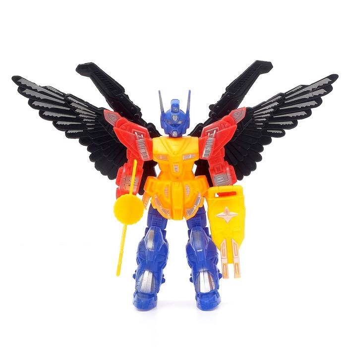 Робот &laquo;Космический воин&raquo;, световые эффекты, работает от батареек, цвета МИКС