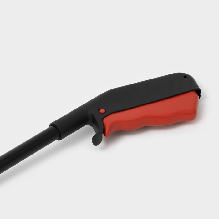 Захват для мусора, 9&times;96 см, пластиковые держатели, цвет чёрный