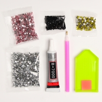 Алмазная мозаика на фигурке для детей &laquo;Волшебный единорог&raquo;, полное заполнение