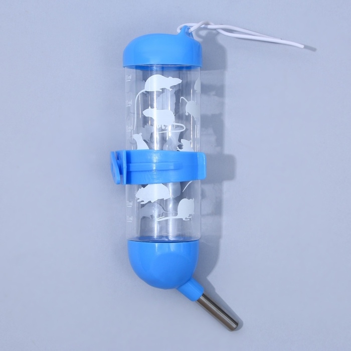 Поилка для грызунов 125 мл, 12,5 Х 4,5 см, микс цветов