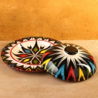 Блинница Риштанская Керамика Атлас, 24 см, Блинница Риштанская Керамика Атлас, 24 см,