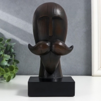 Сувенир полистоун "Мужчина с усами" под дерево 10х8х20 см Сувенир полистоун "Мужчина с усами" под дерево 10х8х20 см