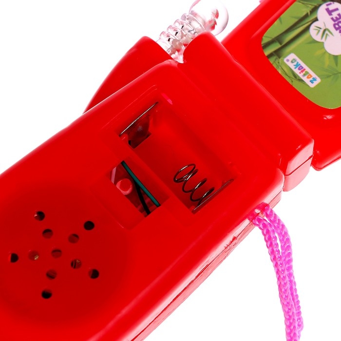 Музыкальный телефон &laquo;Панда&raquo;, звуковые эффекты, работает от батареек, МИКС