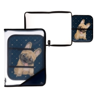 Папка для труда А4, 325 х 230 х 25 мм, молния вокруг, откидная планка, пластиковая, ПТР-1, Calligrata "Бульдожка" Папка для труда А4, 325 х 230 х 25 мм, молния вокруг, откидная планка, пластиковая, ПТР-1, Calligrata "Бульдожка"