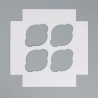 Коробка для капкейков, кондитерская упаковка двухсторонняя, 4 ячейки «С любовью», 16 х 16 х 10 см Коробка для капкейков, кондитерская упаковка двухсторонняя, 4 ячейки «С любовью», 16 х 16 х 10 см