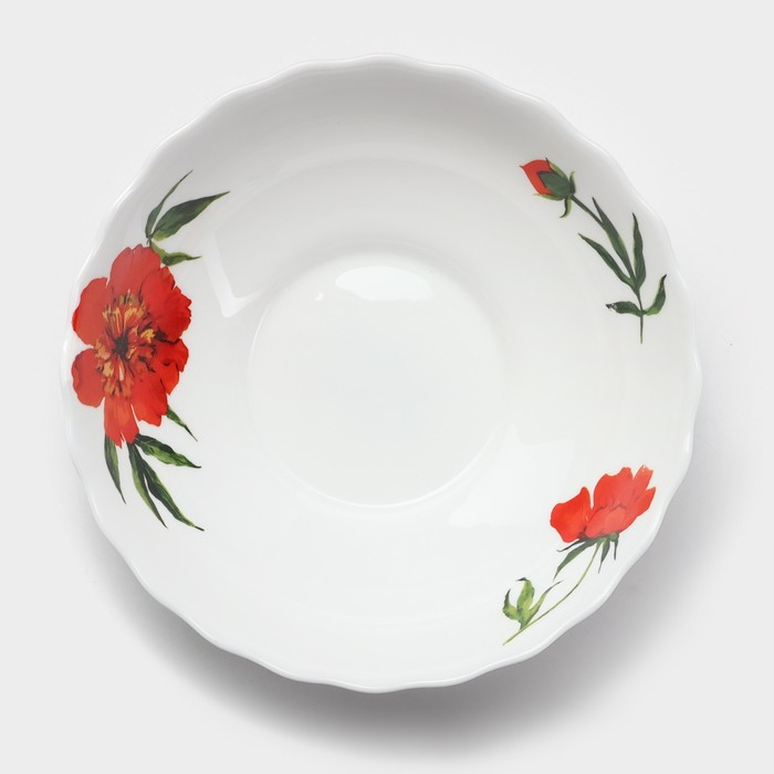 Сервиз столовый &laquo;Бархатная роза&raquo;, 37 предметов, стеклокерамика