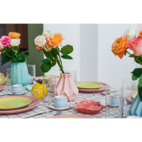 Сервиз керамический кофейный &laquo;Сирена&raquo;, 12 предметов: 6 чашек 100 мл, 6 блюдец d=12 см, цвет голубой