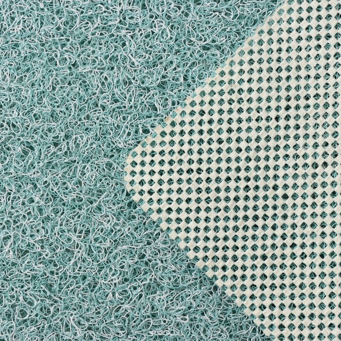 Коврик придверный грязезащитный SAVANNA, 45&times;75 см, цвет бирюзовый