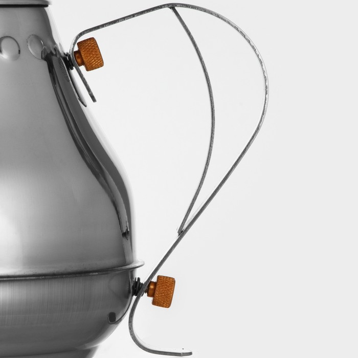 Чайник заварочный из нержавеющей стали &laquo;Леранс&raquo;, 1,2 л, металлическое сито, цвет хромированный