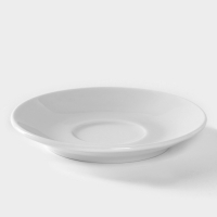 Блюдце фарфоровое &laquo;Мокко&raquo;, d=11,5 см, цвет белый