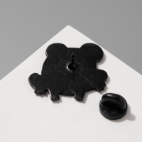 Значок "Лягушка" презрительная, цвет зелёный в чёрном металле Значок "Лягушка" презрительная, цвет зелёный в чёрном металле