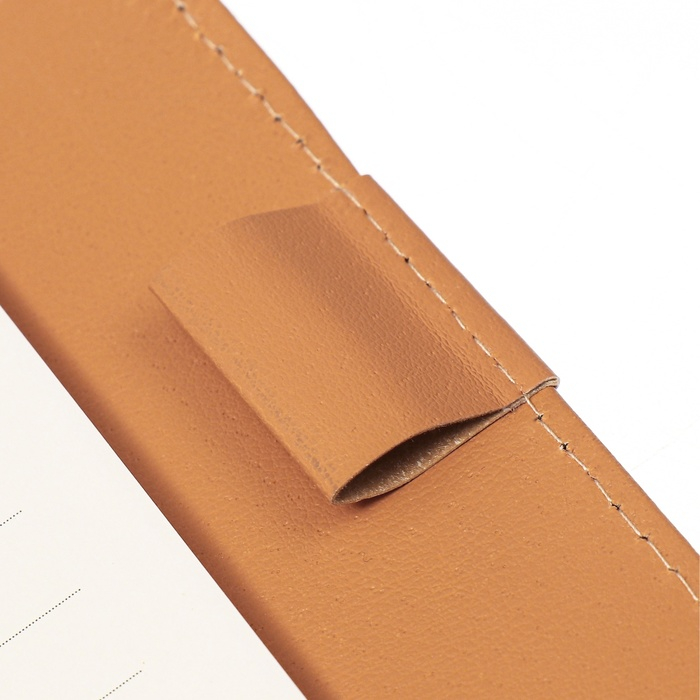 Органайзер на кольцах А5, 90 листов в линейку, с хлястиком, МИКС