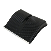 Ковш лопаты пластиковый, 390 &times; 500 мм, с оцинкованной планкой, тулейка 32 мм