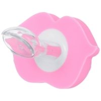 Пустышка-прикол, силиконовая, ортодонтическая, с колпачком, +6 мес., &laquo;Зайка&raquo;