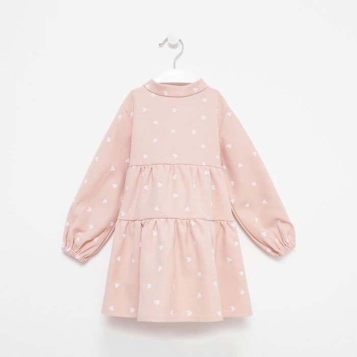 Платье детское KAFTAN Платье детское KAFTAN "Сердечки", р. 36 (134-140), розовый