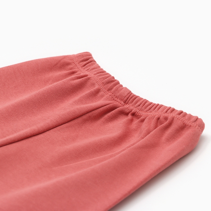 Комплект детский (лонгслив, штанишки), цвет кармин, рост 62 Комплект детский (лонгслив, штанишки), цвет кармин, рост 62