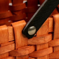 Корзина плетёная, 22 x 15 x H12,5/26 см, секвойя, коричневый Корзина плетёная, 22 x 15 x H12,5/26 см, секвойя, коричневый