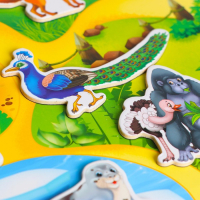 Магнитный конструктор-планшет &laquo;Зоопарк&raquo;