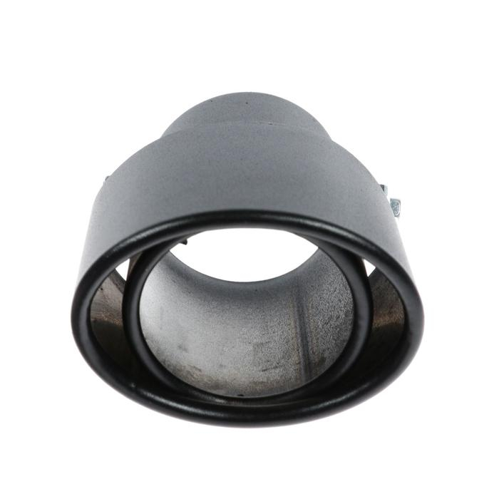 Насадка на глушитель 14&times;8.5 см, посадочный 64 мм, черный мат