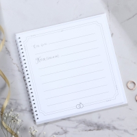 Книга пожеланий на свадьбу «Белая с кристаллами». Книга пожеланий на свадьбу «Белая с кристаллами».