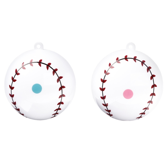 Шар для гендерной вечеринки, набор 2 шт., с розовой и голубой краской Шар для гендерной вечеринки, набор 2 шт., с розовой и голубой краской