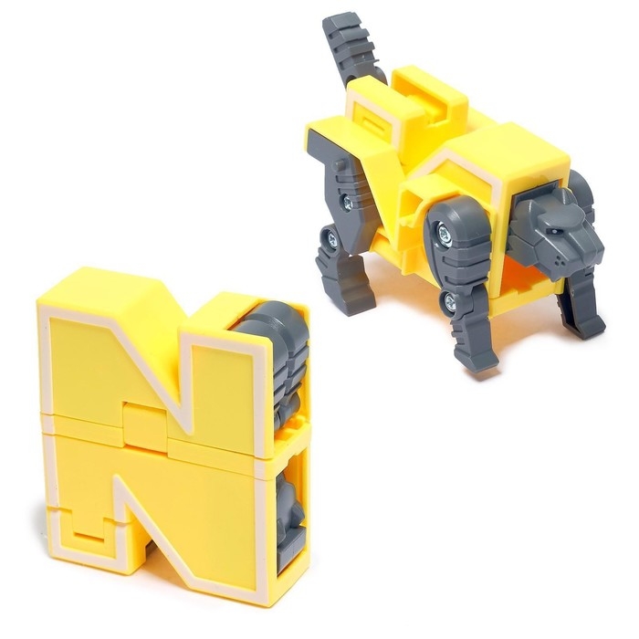 Робот «Дино-буква», трансформируется в динозавра, МИКС Робот «Дино-буква», трансформируется в динозавра, МИКС