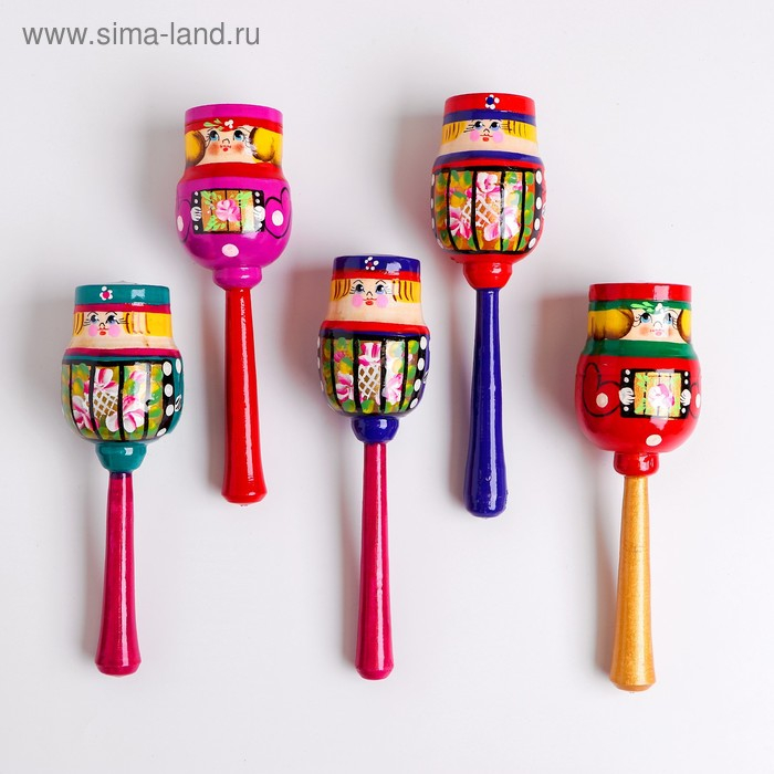 Погремушка на палочке &laquo;Музыкант&raquo;, МИКС