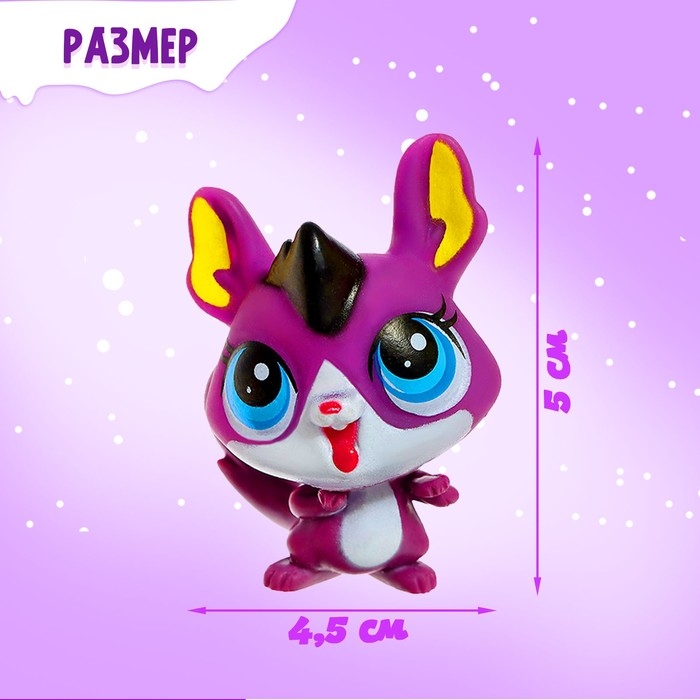 Игрушка-сюрприз «Новогодний» Crazy Pets, с наклейками, МИКС Игрушка-сюрприз «Новогодний» Crazy Pets, с наклейками, МИКС