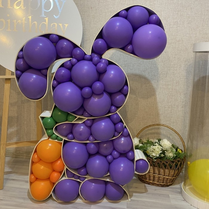 Каркас для аэромозаики фигура &laquo;Зайчик&raquo;, белый, 1 шт.