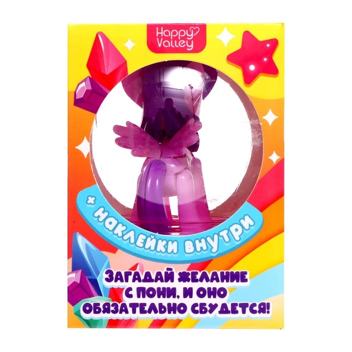 Игрушка &laquo;Милый пони&raquo; с наклейками, МИКС