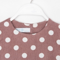 Платье детское KAFTAN "Горох", р. 32 (110-116), розовый Платье детское KAFTAN "Горох", р. 32 (110-116), розовый