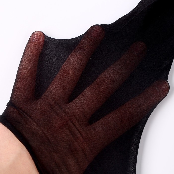 Капрон для кукол и цветов, набор 4 шт., размер 1 шт. &mdash; 45 &times; 6 см, цвет чёрный