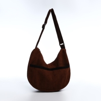 Сумка молодёжная на молнии, цвет коричневый Сумка молодёжная на молнии, цвет коричневый