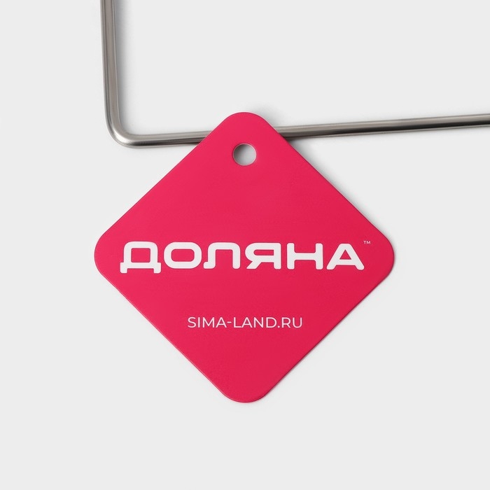 Держатель для полотенец на вакуумной присоске Доляна, 27&times;6,5&times;7 см