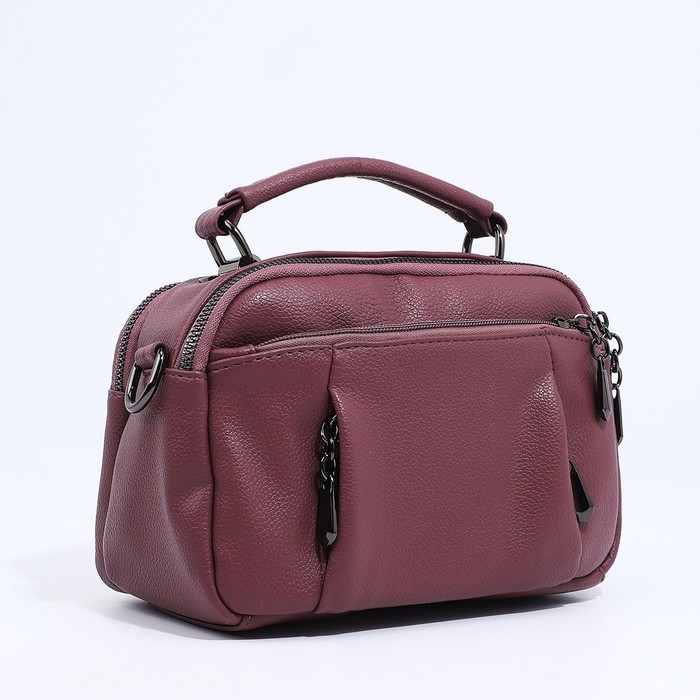 Сумка женская на молнии, цвет розовый Сумка женская на молнии, цвет розовый