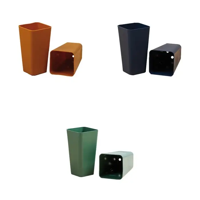 Горшок для рассады, 600 мл, d=8 см, h=15 см, пластик, МИКС, Greengo