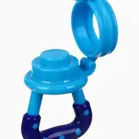 Ниблер для прикорма, с силиконовой сеточкой "Сыночек", цвет синий