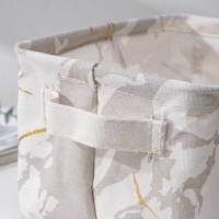 Корзина для мелочей Доляна &laquo;Мрамор&raquo;, 23&times;16&times;12 см, цвет серый