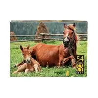 Пазл 54 эл. "Лошади. Символ года" МИКС