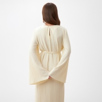 Платье женское MIST Classic collection, макси, размер 48-50, бежевое