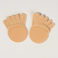 Полустельки с цельн пальцами 12*7*0,5см пара бамбук волокн,вискоза беж ОТ Полустельки с цельн пальцами 12*7*0,5см пара бамбук волокн,вискоза беж ОТ