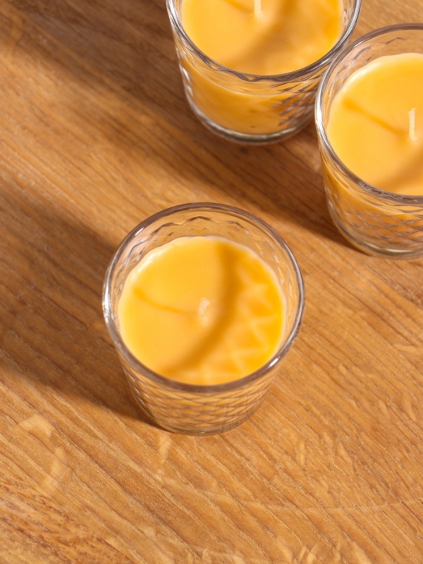 Свеча ароматическая в стакане (набор 3 шт) по 50 мл, 10 ч, 32 гр, МОЛОКО-МЁД Свеча ароматическая в стакане (набор 3 шт) по 50 мл, 10 ч, 32 гр, МОЛОКО-МЁД