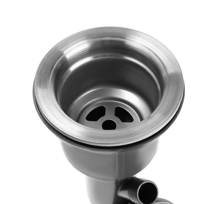 Кухонная мойка ZEIN M03, S=3.0 и 0.7мм, смеситель, корзины, разделочная доска, сифон, графит Кухонная мойка ZEIN M03, S=3.0 и 0.7мм, смеситель, корзины, разделочная доска, сифон, графит