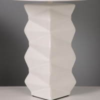 Лампа настольная "Мозайка" 40Вт Е14 белый 24х24х38см