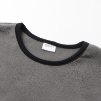 Свитшот флисовый детский MINAKU: Fleece Soft, цвет графит, рост 116 см