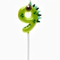 Свеча для торта цифра 9 &laquo;Зверюшки&raquo;, 5 см
