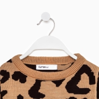 Джемпер детский леопардовый KAFTAN, р.30 (98-104 см) Джемпер детский леопардовый KAFTAN, р.30 (98-104 см)