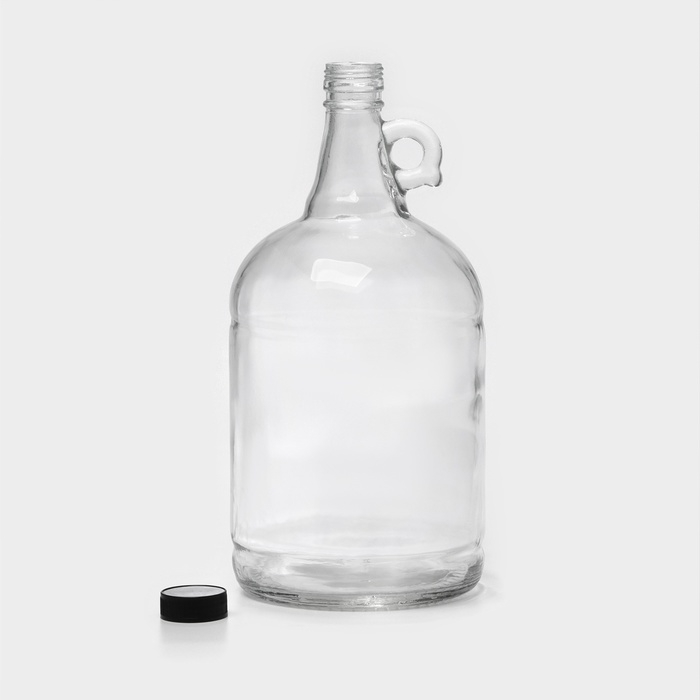 Бутылка стеклянная с ручкой &laquo;Верона&raquo;, 2,92 л