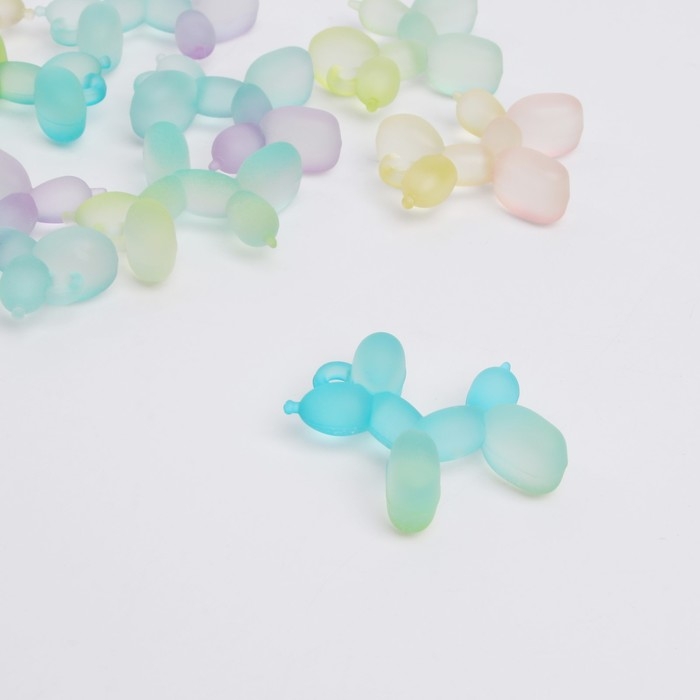 Подвеска «Собачка» мармеладная, 3,3×3,4 см, набор 10 шт., цвет МИКС Подвеска «Собачка» мармеладная, 3,3×3,4 см, набор 10 шт., цвет МИКС