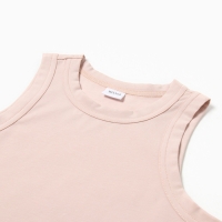 Майка женская MINAKU: Basic line цвет пудровый,р-р 48 Майка женская MINAKU: Basic line цвет пудровый,р-р 48